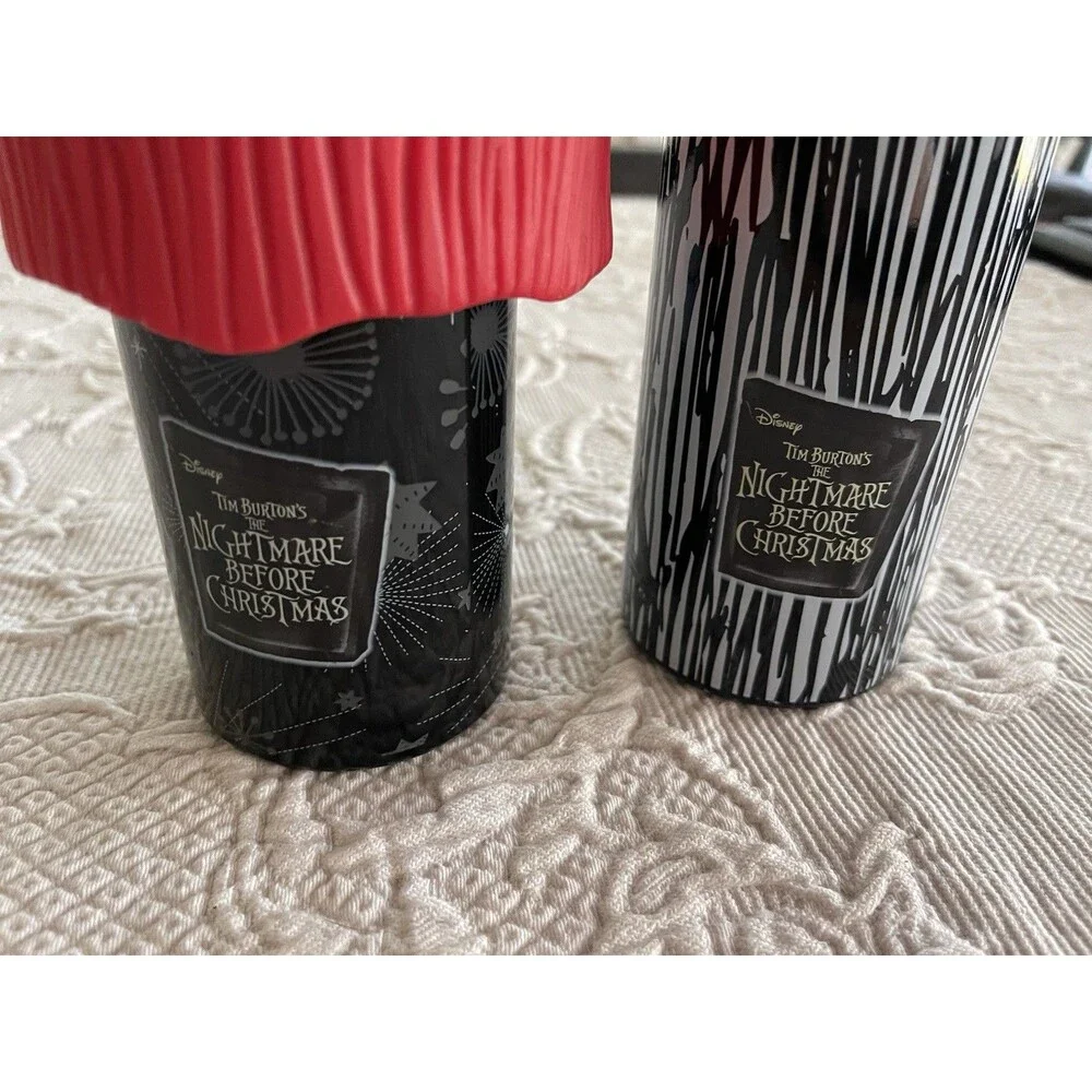 The Nightmare Before Christmas Jack & Sally Aluminum Water Bottle Set